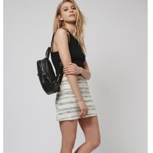 NWT TopShop Striped A-Line Skirt !!